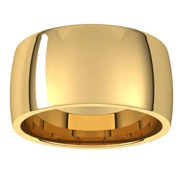 Lightweight Comfort-Fit Half Round Band Image 3 Grayson & Co. Jewelers Iron Mountain, MI