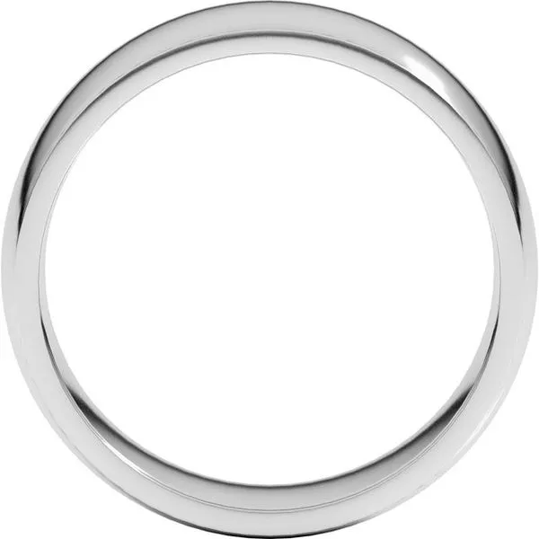 Lightweight Comfort-Fit Half Round Band Image 2 Diamonds By Dawn Riverdale, NJ