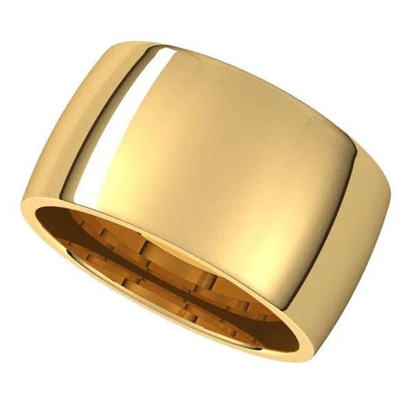 Lightweight Comfort-Fit Half Round Band Image 5 Grayson & Co. Jewelers Iron Mountain, MI