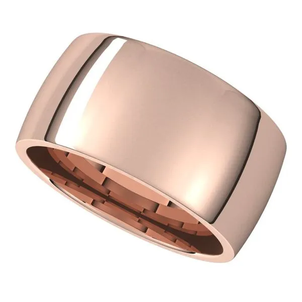 Lightweight Comfort-Fit Half Round Band Image 5 Grayson & Co. Jewelers Iron Mountain, MI