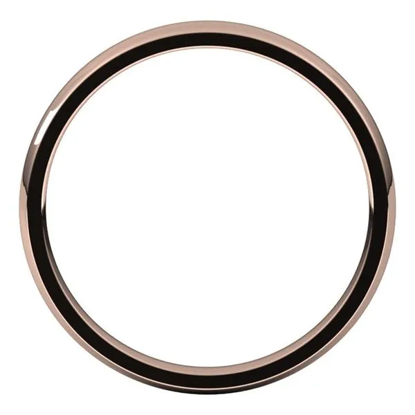 Lightweight Comfort-Fit Half Round Band Image 2 Grayson & Co. Jewelers Iron Mountain, MI