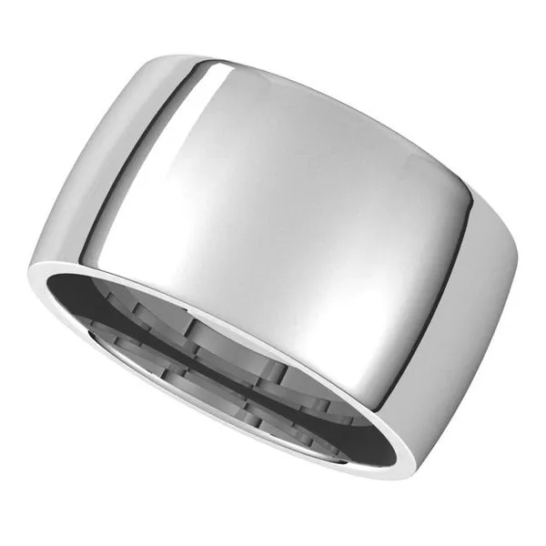 Lightweight Comfort-Fit Half Round Band Image 5 Grayson & Co. Jewelers Iron Mountain, MI