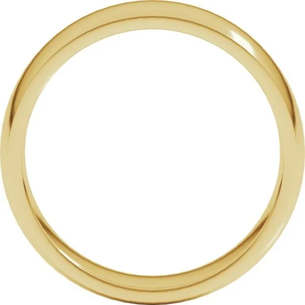 Lightweight Comfort-Fit Half Round Band Image 2 Albert's Jewelers Kingsland, GA