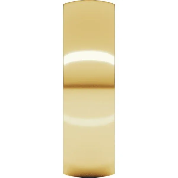 Lightweight Comfort-Fit Half Round Band Image 4 Albert's Jewelers Kingsland, GA