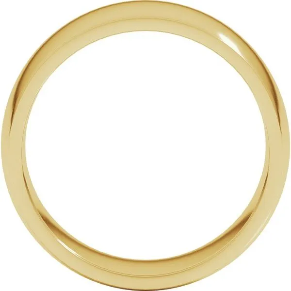 Lightweight Comfort-Fit Half Round Band Image 2 Studio D Jewelers Woodstock, IL
