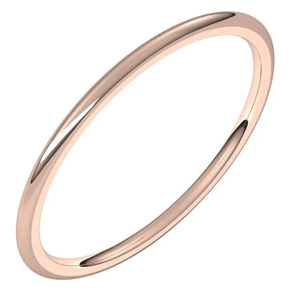 Lightweight Comfort-Fit Half Round Band Albert's Jewelers Kingsland, GA