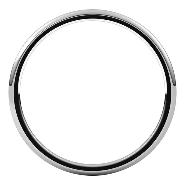 Lightweight Comfort-Fit Half Round Band Image 2 Grayson & Co. Jewelers Iron Mountain, MI