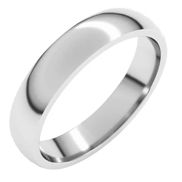 Lightweight Comfort-Fit Half Round Band Allain's Jewelry New Iberia, LA