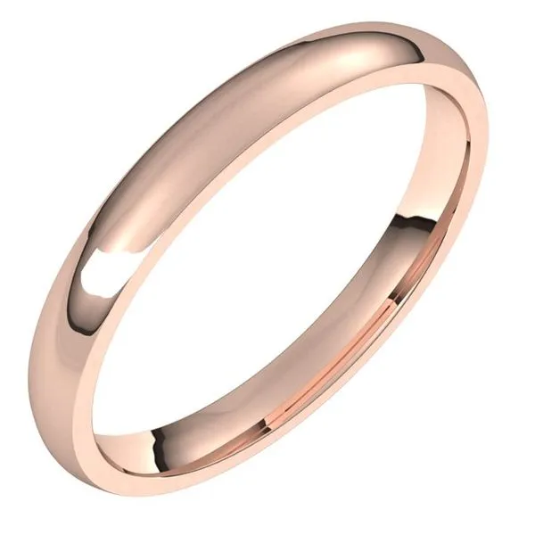 Lightweight Comfort-Fit Half Round Band Mead Jewelers Enid, OK