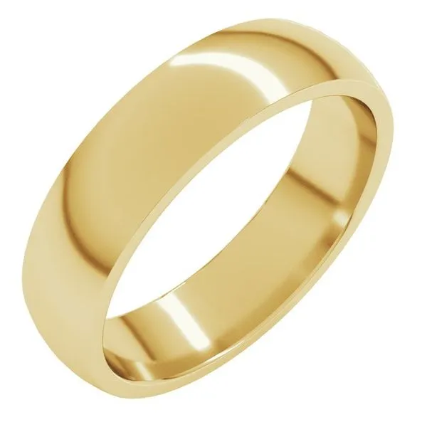 Lightweight Comfort-Fit Half Round Band L & L jewelers Scarborough, ME