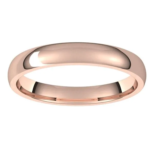 Lightweight Comfort-Fit Half Round Band Image 3 Grayson & Co. Jewelers Iron Mountain, MI