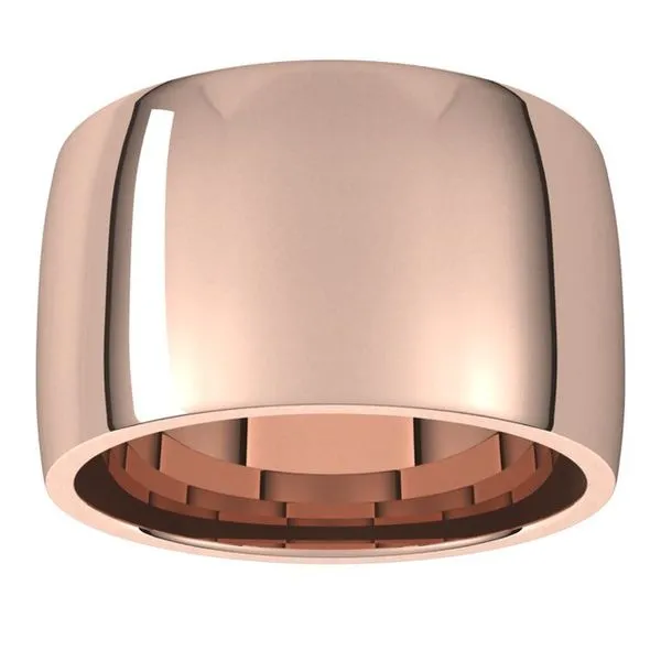 Lightweight Comfort-Fit Half Round Band Image 3 Grayson & Co. Jewelers Iron Mountain, MI