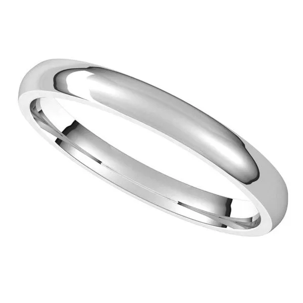Lightweight Comfort-Fit Half Round Band Image 5 Albert's Jewelers Kingsland, GA