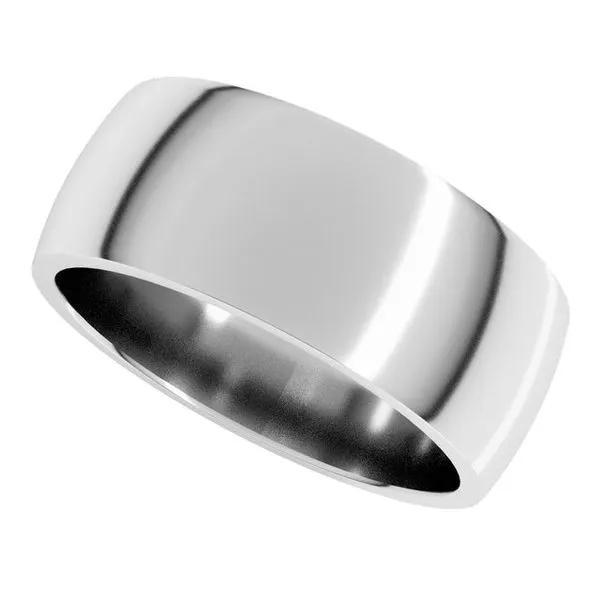 Lightweight Comfort-Fit Half Round Band Image 5 Cherry Street Jewelers Tulsa, OK
