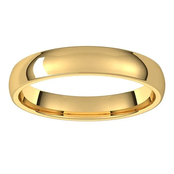 Lightweight Comfort-Fit Half Round Band Image 3 Cherry Street Jewelers Tulsa, OK