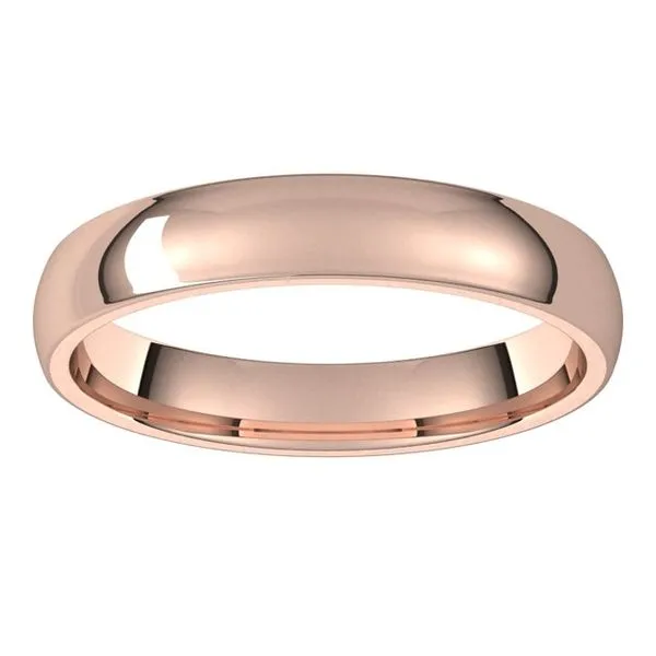 Lightweight Comfort-Fit Half Round Band Image 3 Mead Jewelers Enid, OK