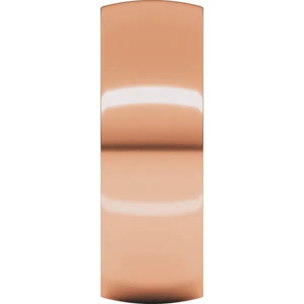 Lightweight Comfort-Fit Half Round Band Image 4 Albert's Jewelers Kingsland, GA