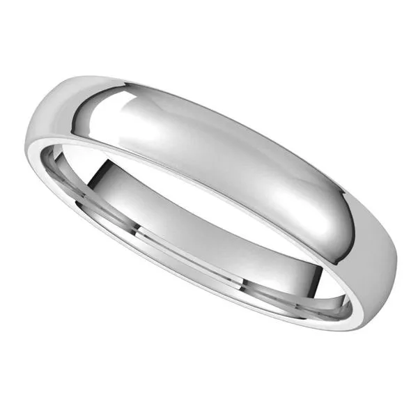 Lightweight Comfort-Fit Half Round Band Image 5 Grayson & Co. Jewelers Iron Mountain, MI