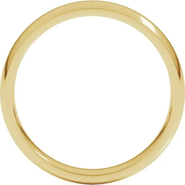 Lightweight Comfort-Fit Half Round Band Image 2 Cherry Street Jewelers Tulsa, OK