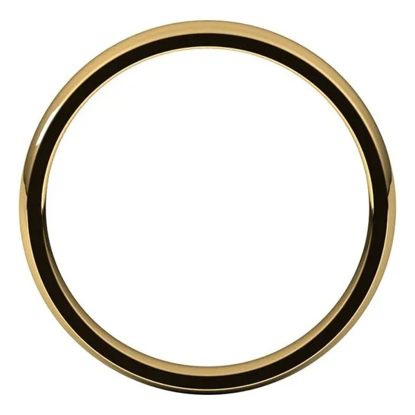 Lightweight Comfort-Fit Half Round Band Image 2 SIERRA MOON Auburn, CA