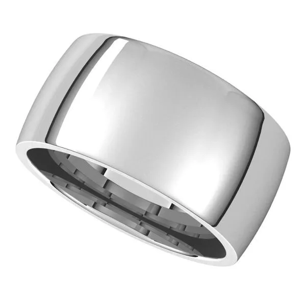 Lightweight Comfort-Fit Half Round Band Image 5 Cherry Street Jewelers Tulsa, OK