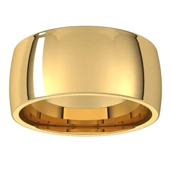 Lightweight Comfort-Fit Half Round Band Image 3 Mead Jewelers Enid, OK