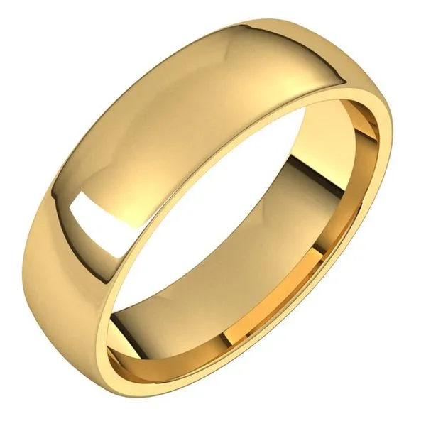 Lightweight Comfort-Fit Half Round Band Grayson & Co. Jewelers Iron Mountain, MI