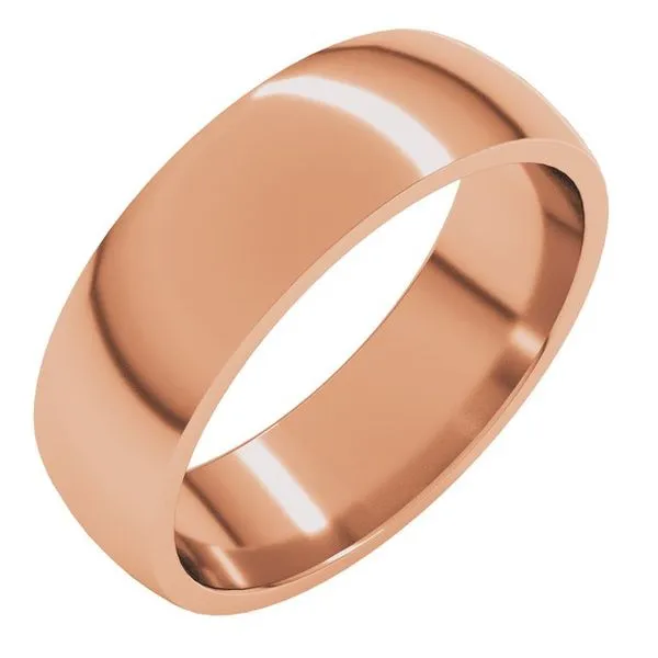 Lightweight Comfort-Fit Half Round Band Mead Jewelers Enid, OK