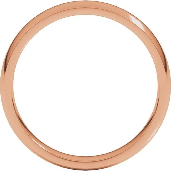 Lightweight Comfort-Fit Half Round Band Image 2 Grayson & Co. Jewelers Iron Mountain, MI