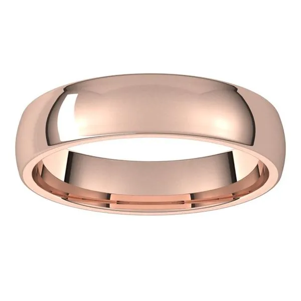 Lightweight Comfort-Fit Half Round Band Image 3 Cherry Street Jewelers Tulsa, OK