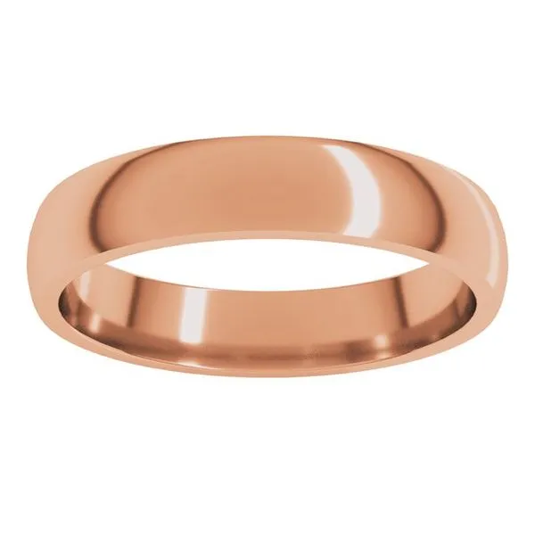Lightweight Comfort-Fit Half Round Band Image 3 Diamonds By Dawn Riverdale, NJ