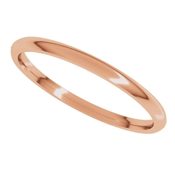 Lightweight Comfort-Fit Half Round Band Image 5 Grayson & Co. Jewelers Iron Mountain, MI