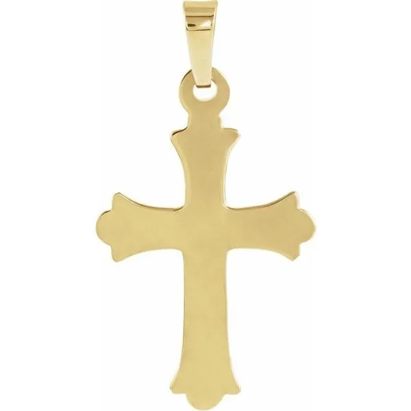 Hollow Cross Pendant Image 3 James Wolf Jewelers Mason, OH