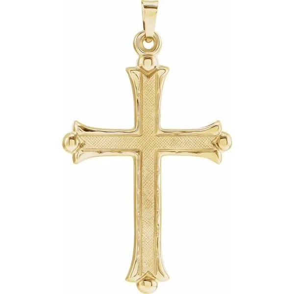 Hollow Cross Pendant Scirto's Jewelry Lockport, NY