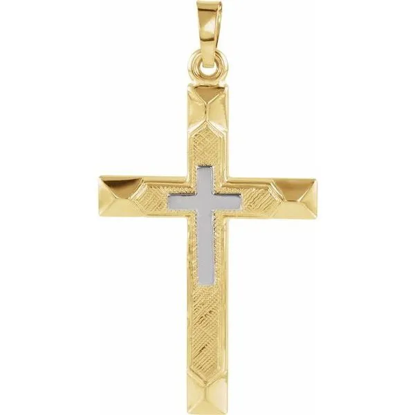 Hollow Cross Pendant Hopman Jewelers Elkhart, IN