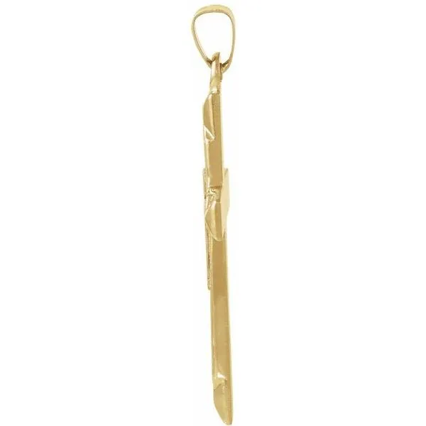 Hollow Cross Pendant Image 2 Hopman Jewelers Elkhart, IN