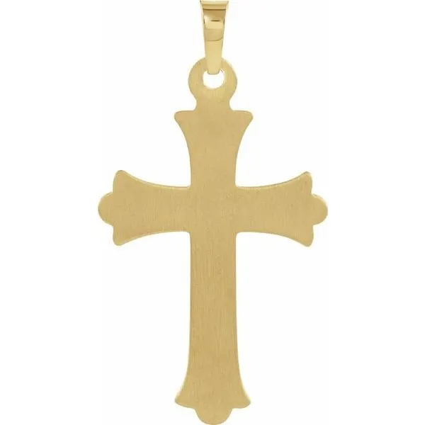Hollow Cross Pendant Image 3 J. Meredith Jewelers Delafield, WI