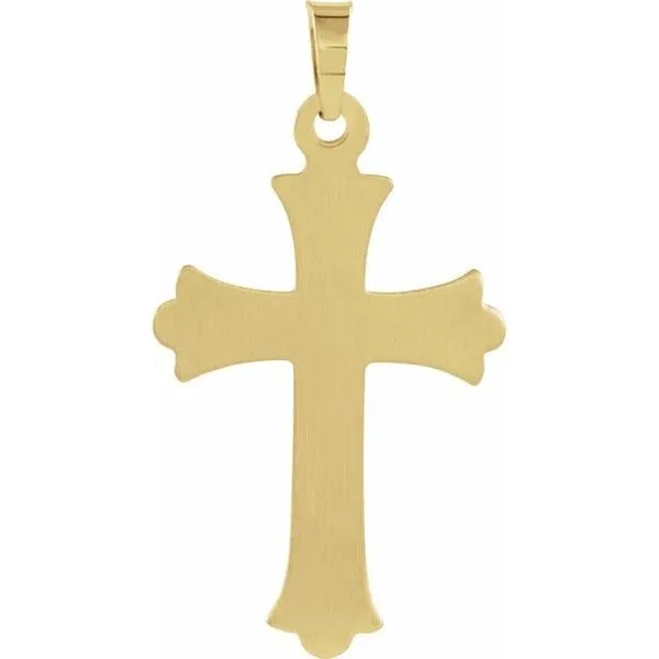 Hollow Cross Pendant Image 3 James & Williams Jewelers Berwyn, IL