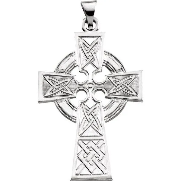 Celtic-Inspired Cross Pendant D'Errico Jewelry Scarsdale, NY