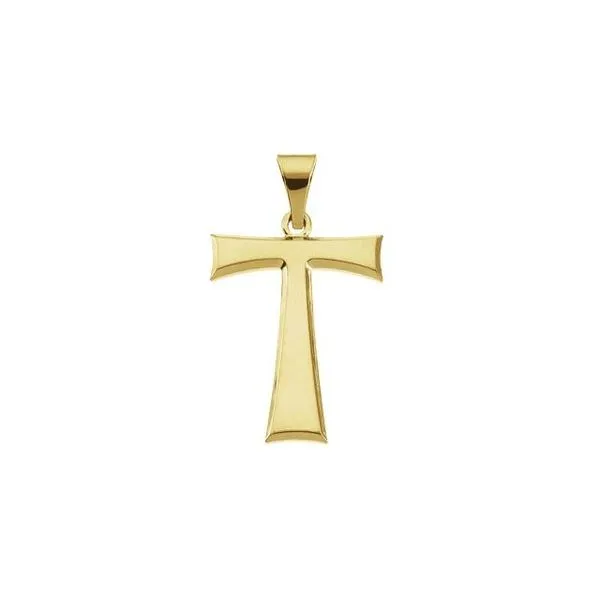 Tau Cross Pendant D'Errico Jewelry Scarsdale, NY