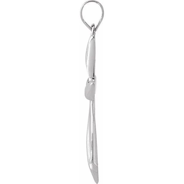 Hollow Cross Pendant Image 2 J. Meredith Jewelers Delafield, WI