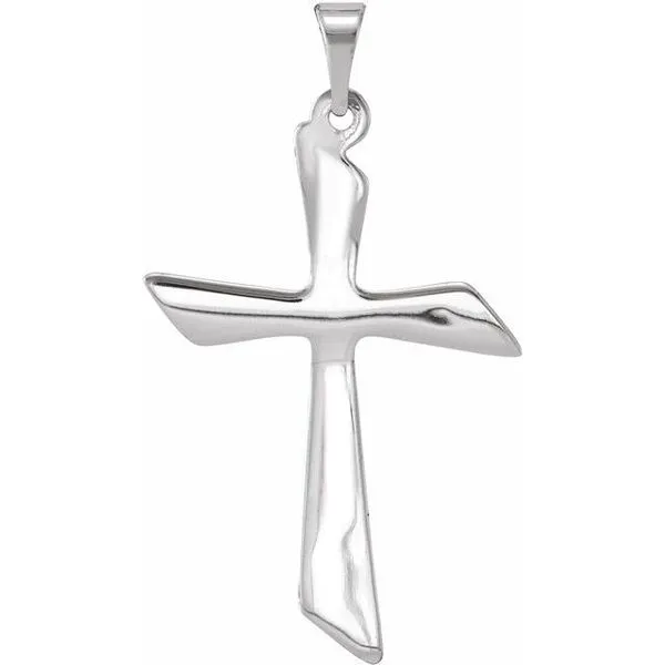 Hollow Cross Pendant Image 3 Rasmussen Jewelers Spanish Fork, UT
