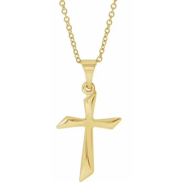 Hollow Cross Necklace James & Williams Jewelers Berwyn, IL