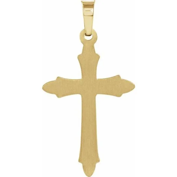 Hollow Cross Pendant Image 3 Rasmussen Jewelers Spanish Fork, UT
