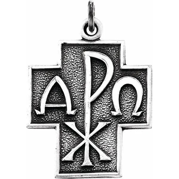 Alpha Omega Cross Pendant J. Meredith Jewelers Delafield, WI