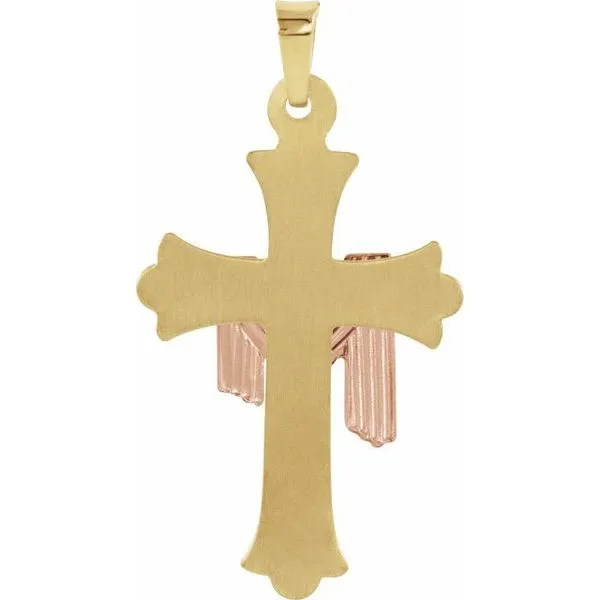 Cross with Robe Pendant Image 3 James & Williams Jewelers Berwyn, IL