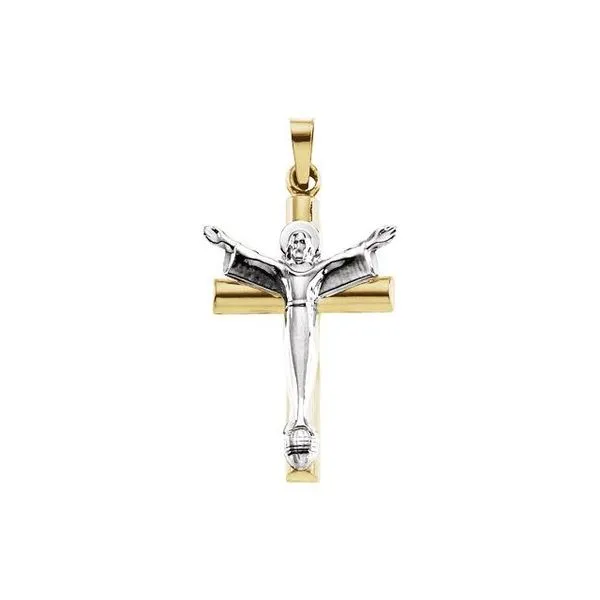 Risen Christ Crucifix Pendant J. Meredith Jewelers Delafield, WI