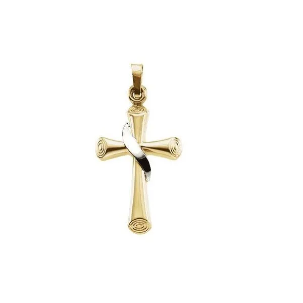 Hollow Cross Pendant Rick's Jewelers California, MD