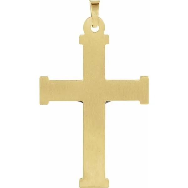 Hollow Crucifix Pendant Image 3 Arnold's Jewelry and Gifts Logansport, IN