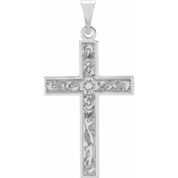 Floral Cross Pendant Hopman Jewelers Elkhart, IN